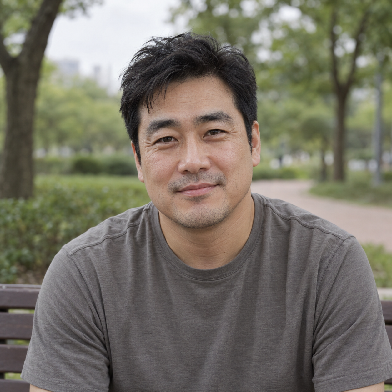 나를 닮은 동물로 실사 변신 — 안경 없음 · 공원의 입력 사진 1