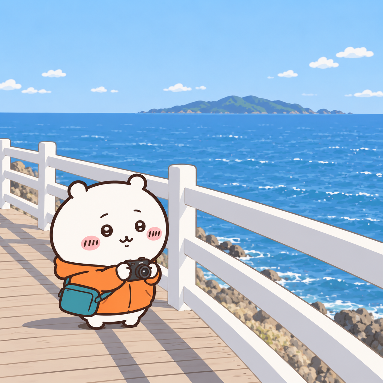 사진 속 주인공을 치이카와로 — 변환 예시의 AI 변환 결과