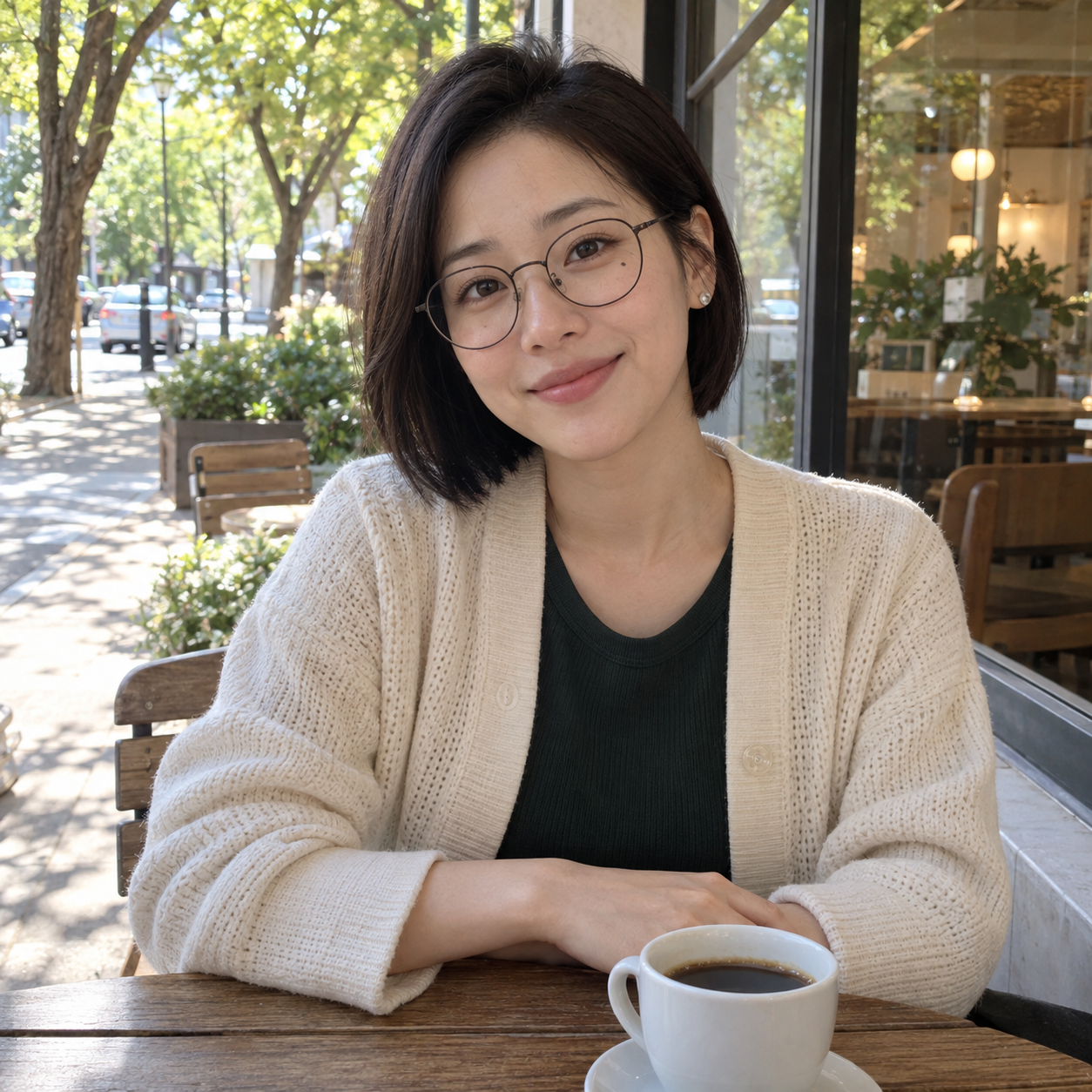나와 어울리는 애인과 같이 찍은 사진 — 변환 예시의 입력 사진 1
