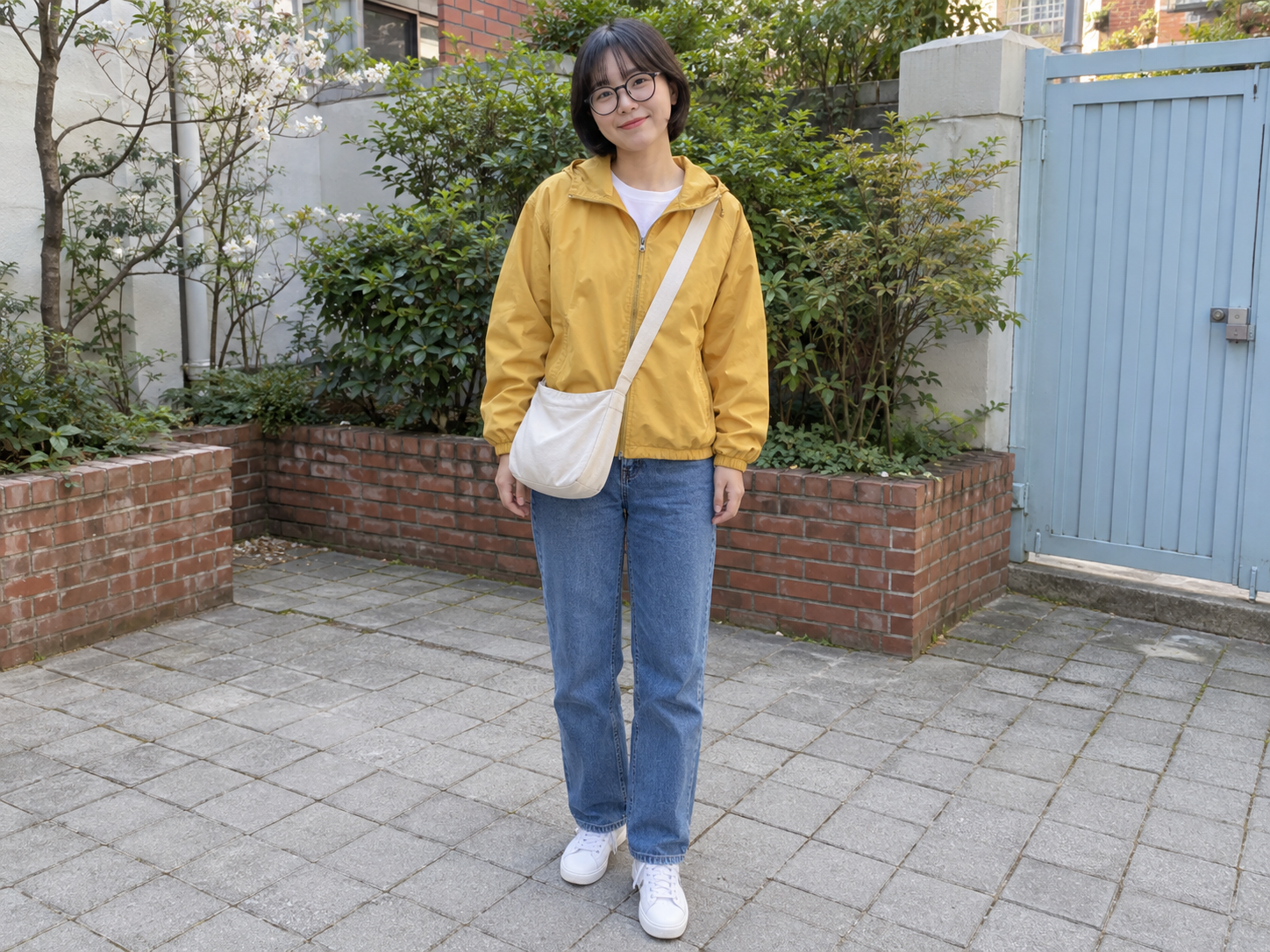 내 사진이 크레이지아케이드 캐릭터로 — 디지니 · 안경과 크로스백의 입력 사진 1