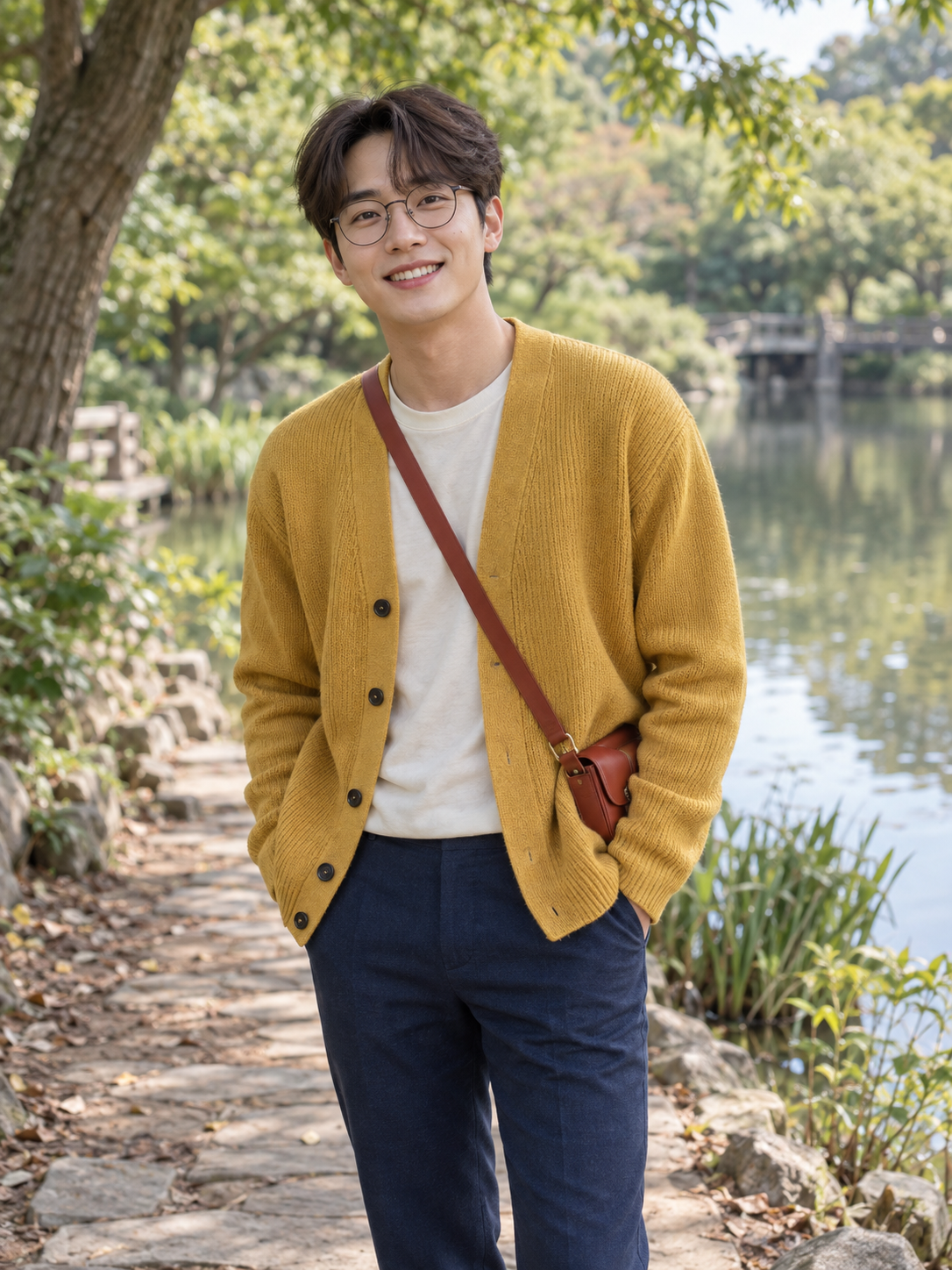 개구리 왕눈이 속 주인공이 된 나 — 변환 예시의 입력 사진 1