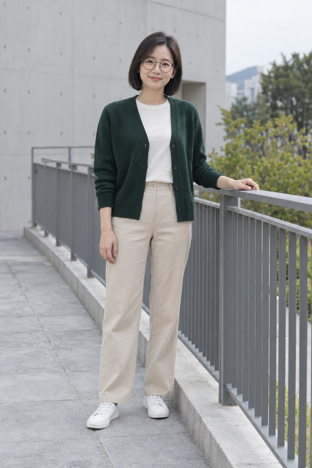 내 사진을 아이보리 마네킹으로 — 짙은 머리의 입력 사진 1