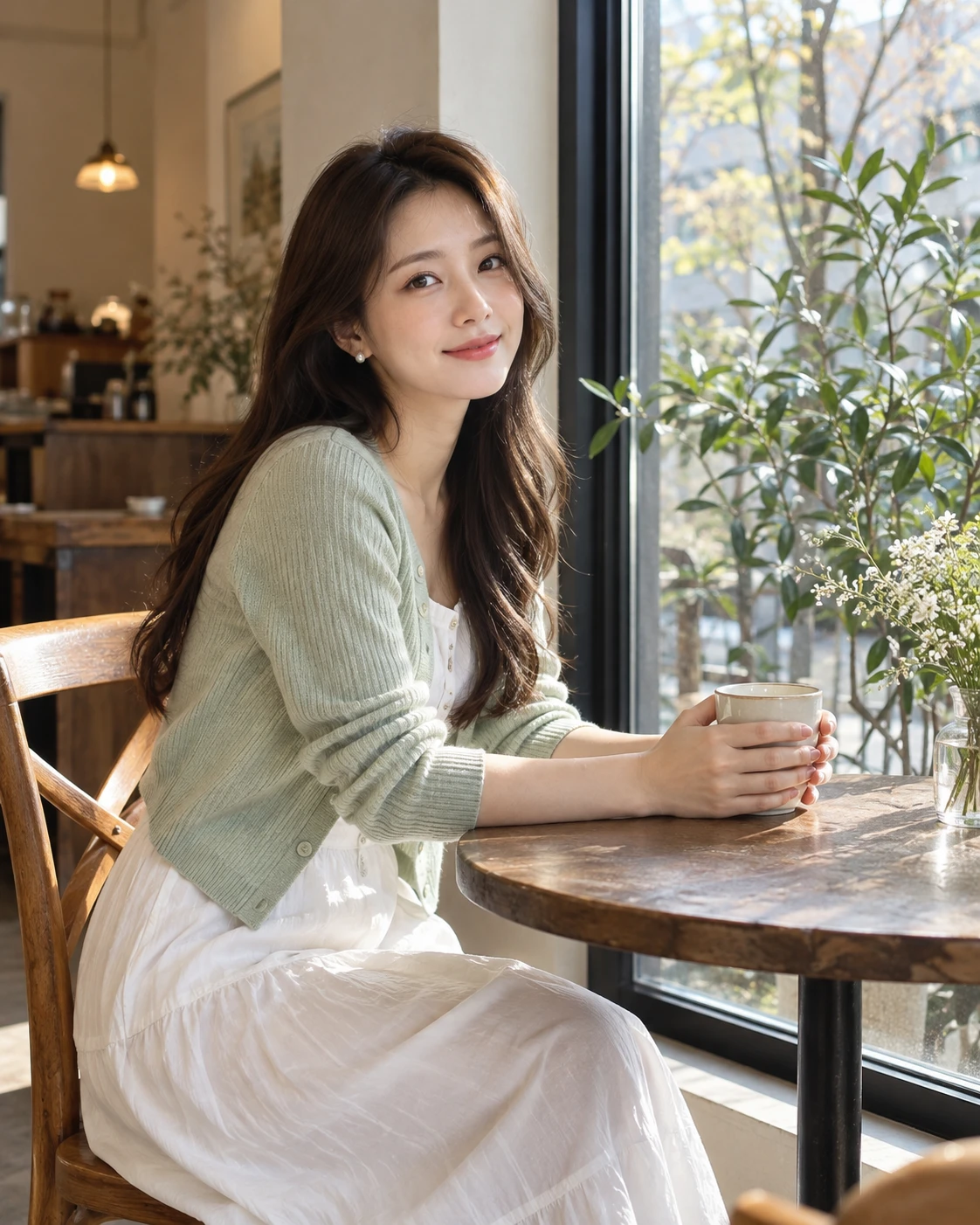 내 사진을 포근한 파스텔 라인드로잉으로 — 변환 예시의 입력 사진 1