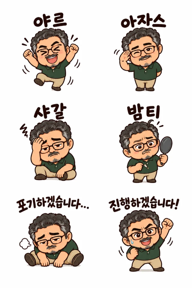 야르·아자스·샤갈! 카톡 리액션 — 2026.10 — AI 변환 결과