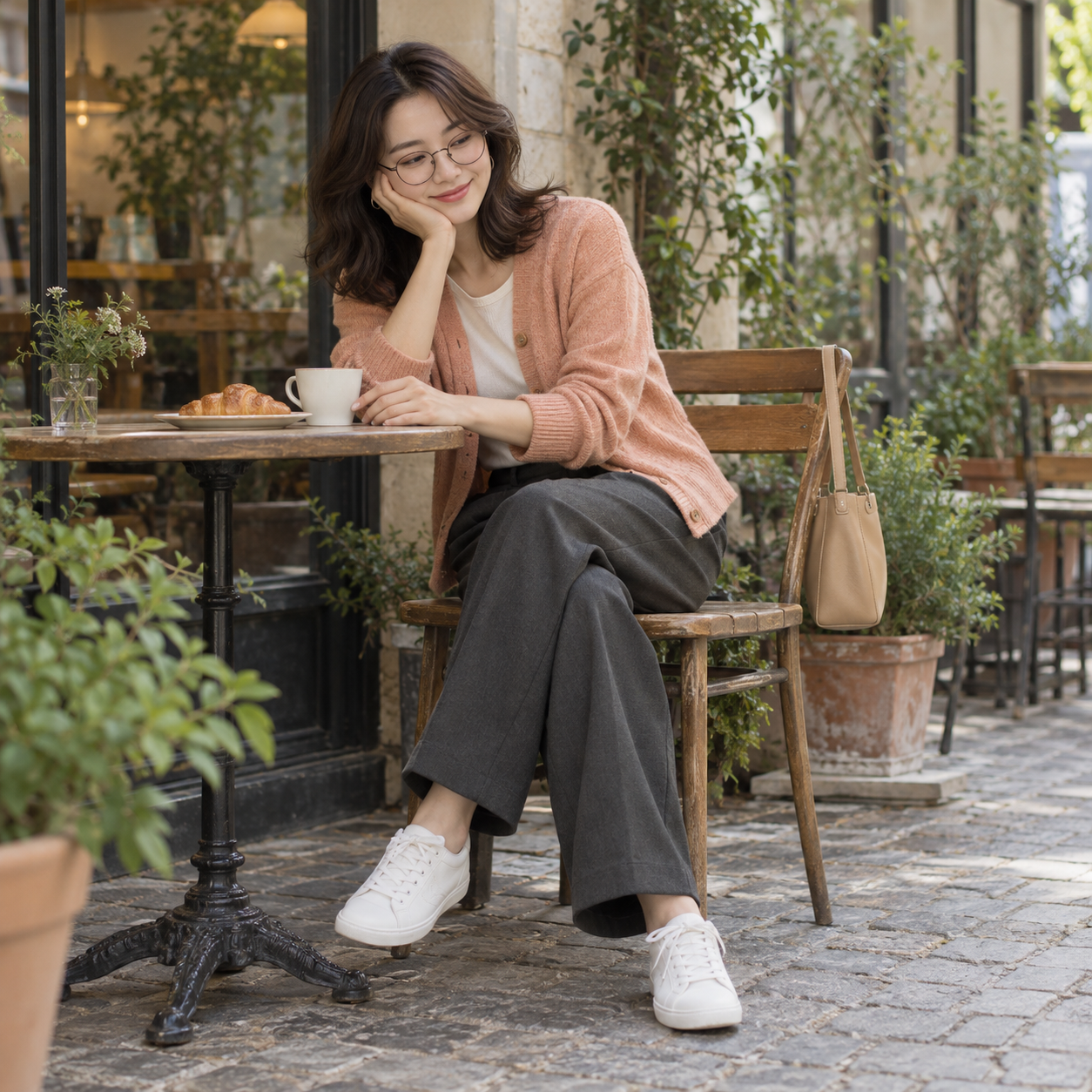 내 사진을 심플한 부분 채색 라인드로잉으로 — 변환 예시의 입력 사진 1