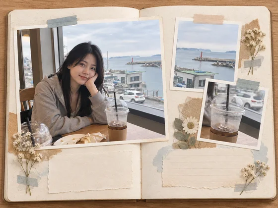 내 여행 사진으로 꾸미는 감성 다이어리 — AI 변환 결과